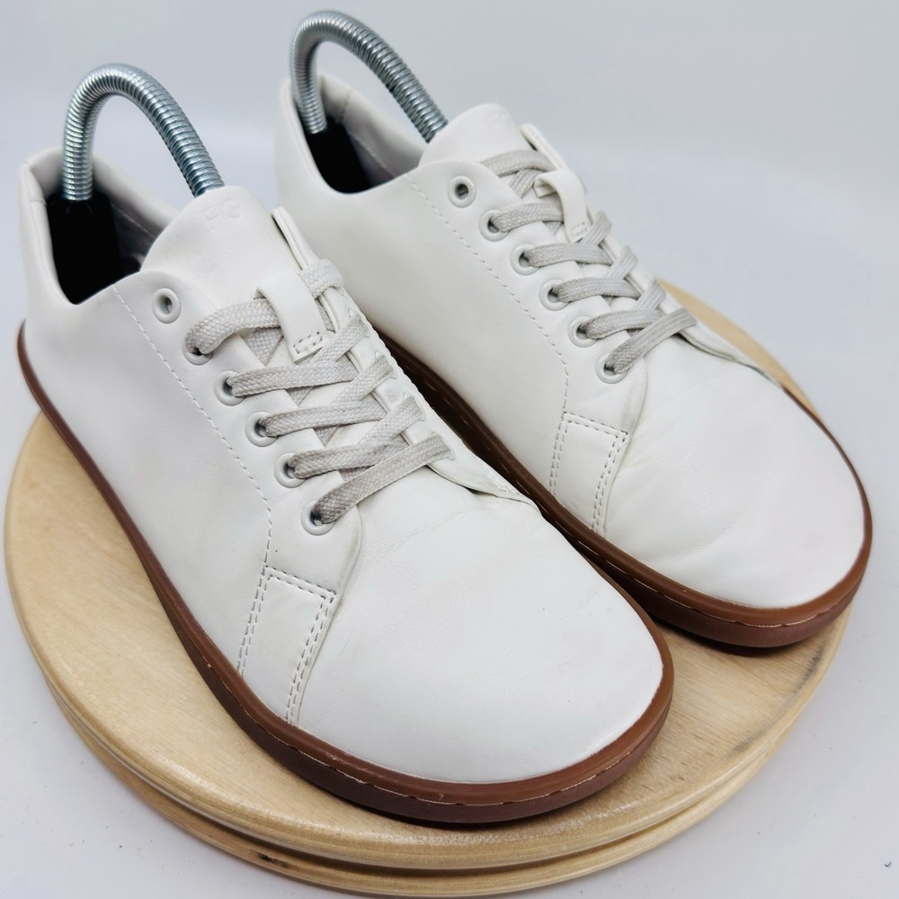 Feelgrounds Original Luxe Shoes Womens 7.5 White Barefoot Sneakers Wide Toe Box